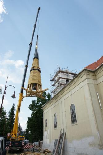 2011 - Katolikus templom tetőszerkezet felújítása, Veresegyház